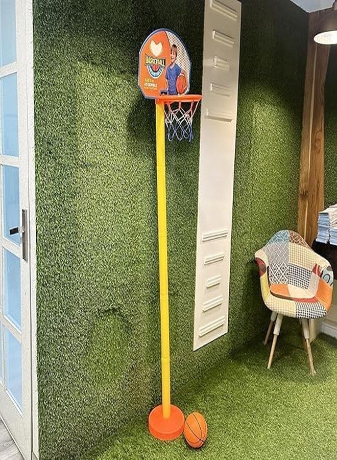 Kabello Basketball Set for Kids with Adjustable Stand, Basketball Board Ring, Net Indoor and Outdoor Games Playing at Home - Image 3